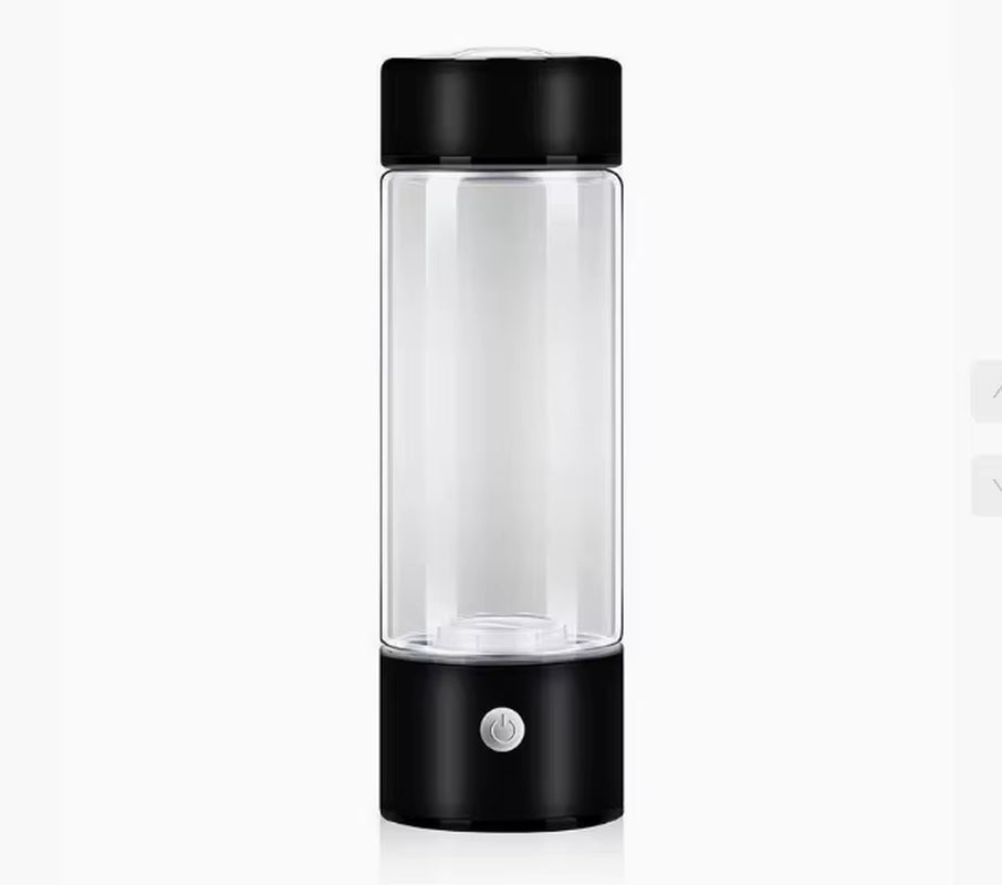 Hydrogen Water Bottle, Portable Hydrogen Water Ionizer Machine Generator Rechargeable Hydrogen Rich Water Glass Health Cup