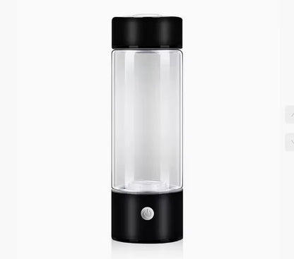 Hydrogen Water Bottle, Portable Hydrogen Water Ionizer Machine Generator Rechargeable Hydrogen Rich Water Glass Health Cup
